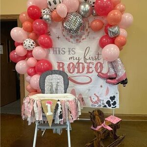 Disco Cowgirl First Birthday Party Supplies
